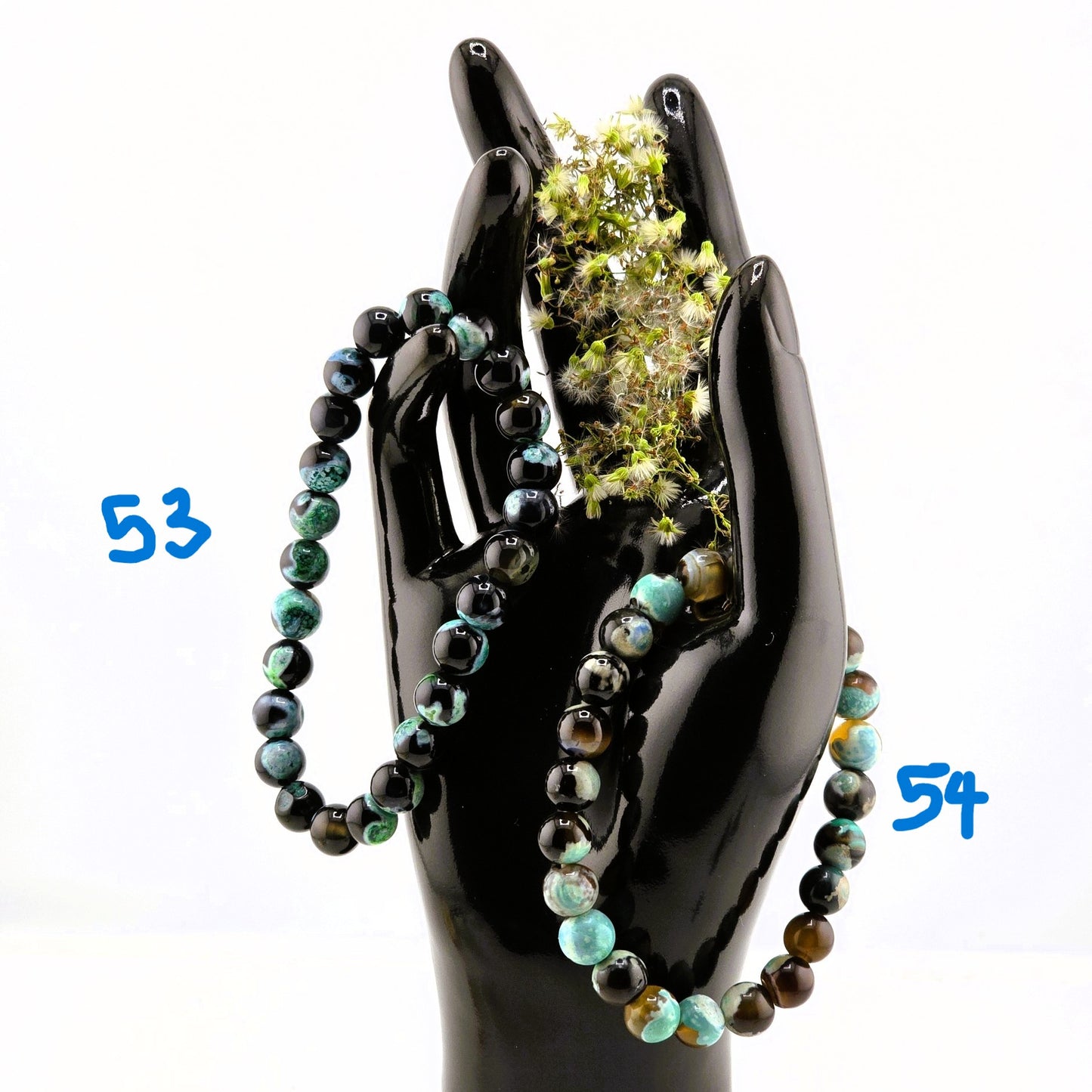 (Part 1) Balance your energy while wearing BEADED BRACLETS – With & Without Charm – Item B (Agate - Aventurine)