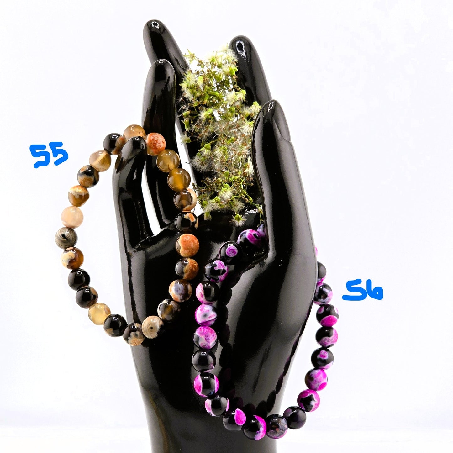 (Part 1) Balance your energy while wearing BEADED BRACLETS – With & Without Charm – Item B (Agate - Aventurine)