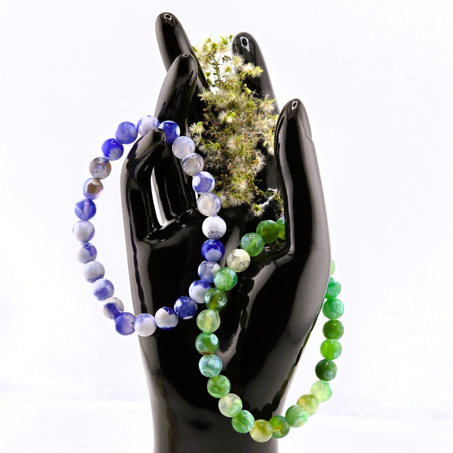 (Part 1) Balance your energy while wearing BEADED BRACLETS – With & Without Charm – Item B (Agate - Aventurine)
