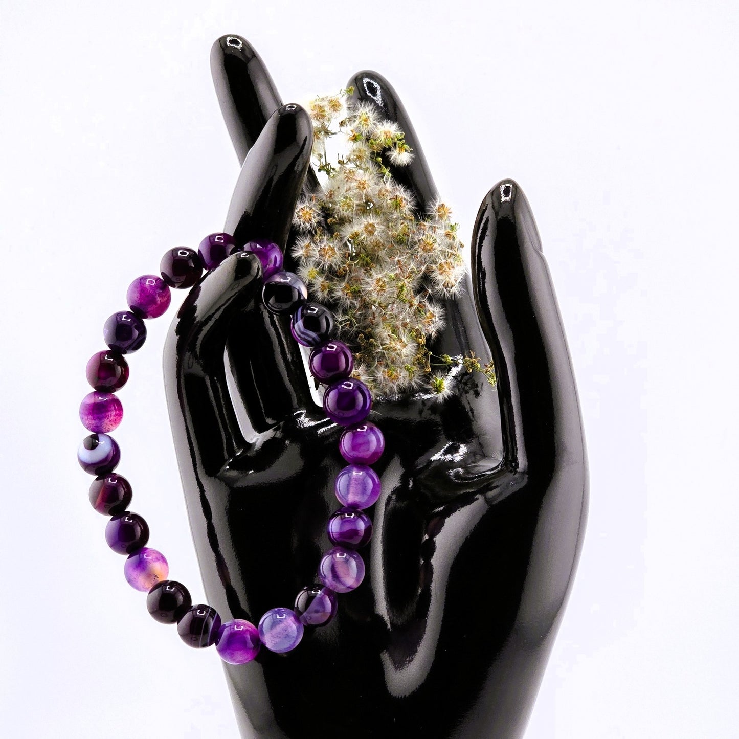 (Part 1) Balance your energy while wearing BEADED BRACLETS – With & Without Charm – Item B (Agate - Aventurine)