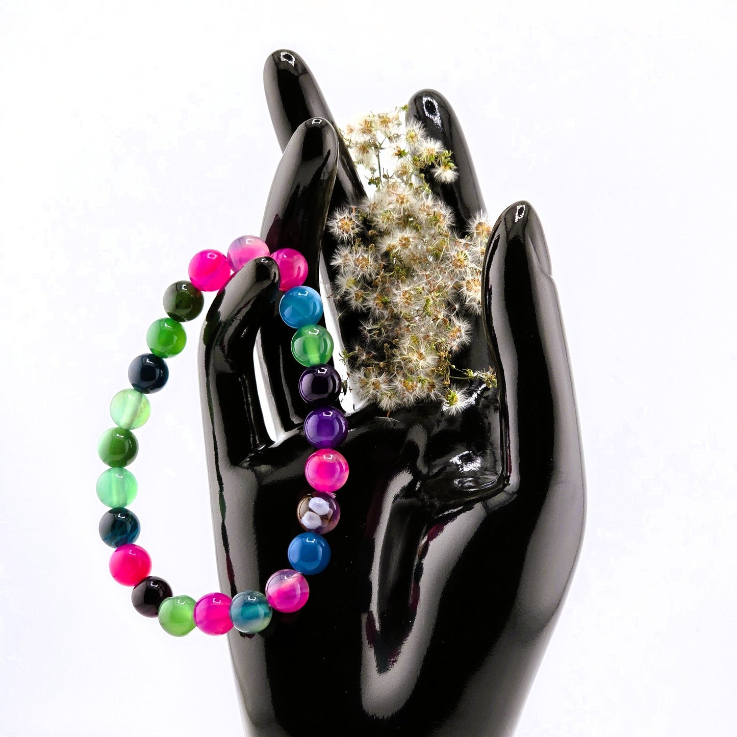 (Part 1) Balance your energy while wearing BEADED BRACLETS – With & Without Charm – Item B (Agate - Aventurine)