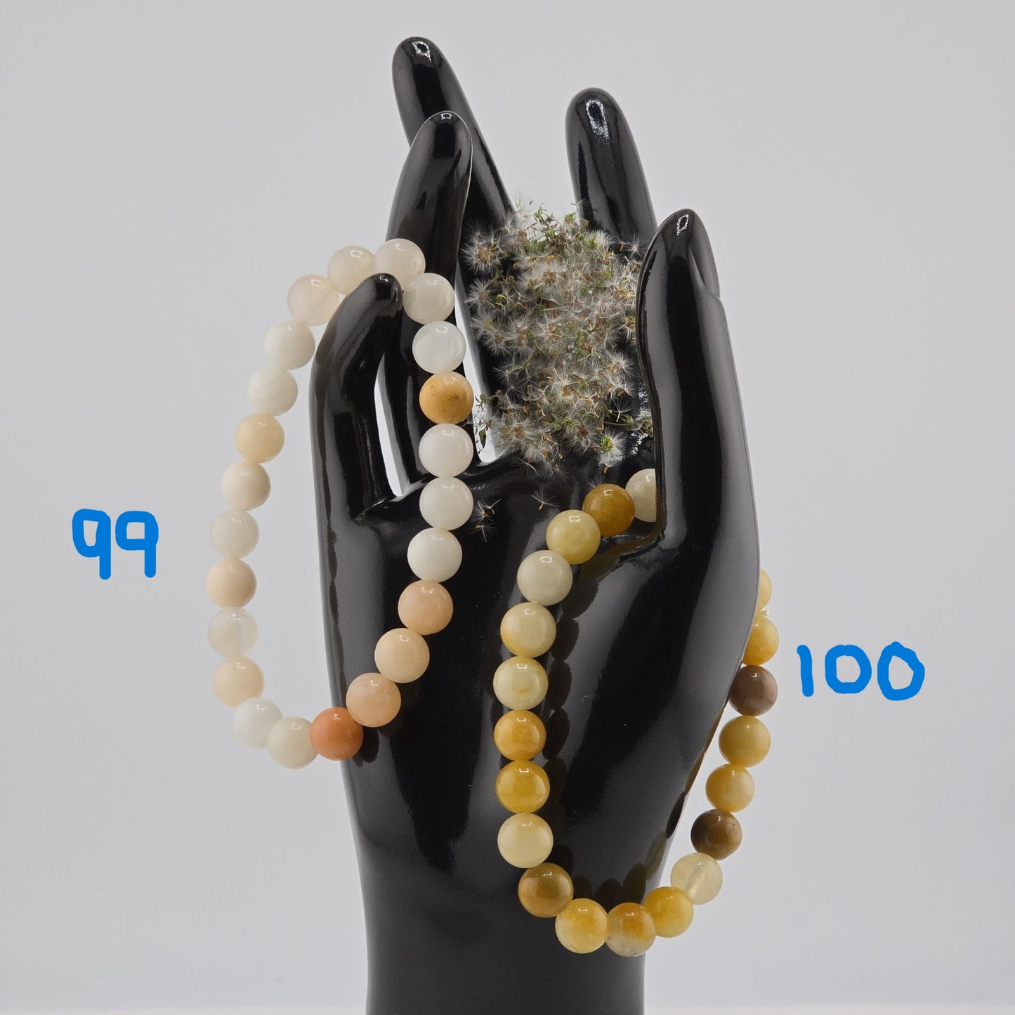 (Part 2) Balance your energy while wearing BEADED BRACLETS – With & Without Charm – Item B (Agate- Lapis Lazuli)