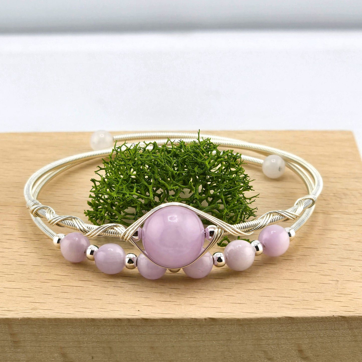 Charming Metal Yellow & Silver Tone Bracelets with Crystal Stones – Item BB