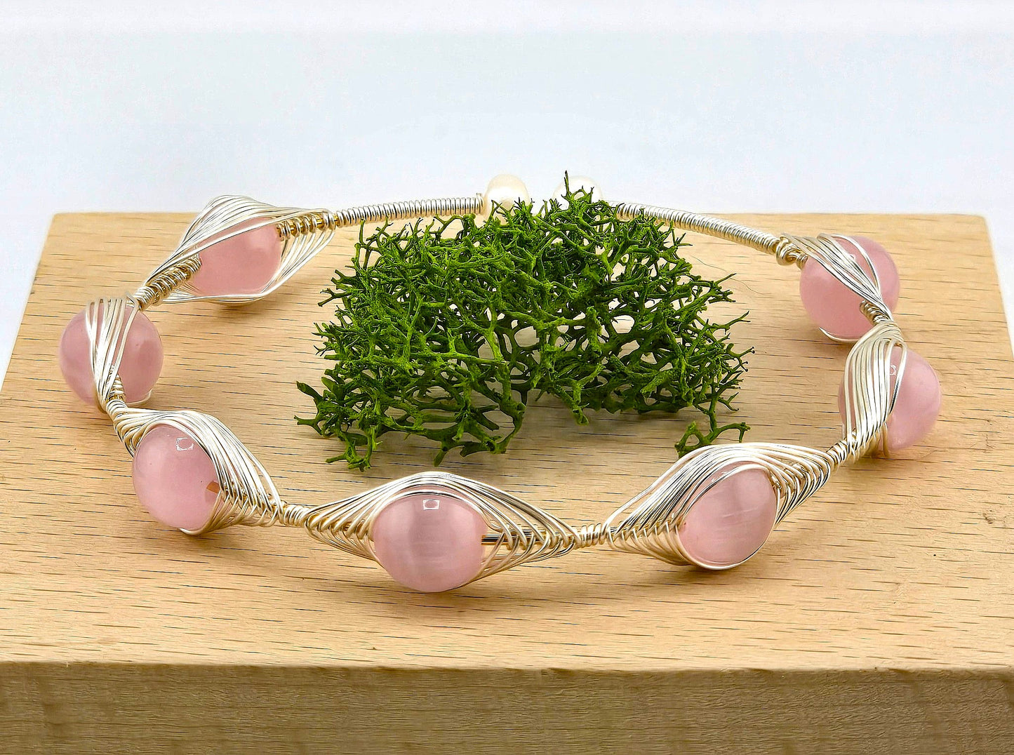 Charming Metal Yellow & Silver Tone Bracelets with Crystal Stones – Item BB
