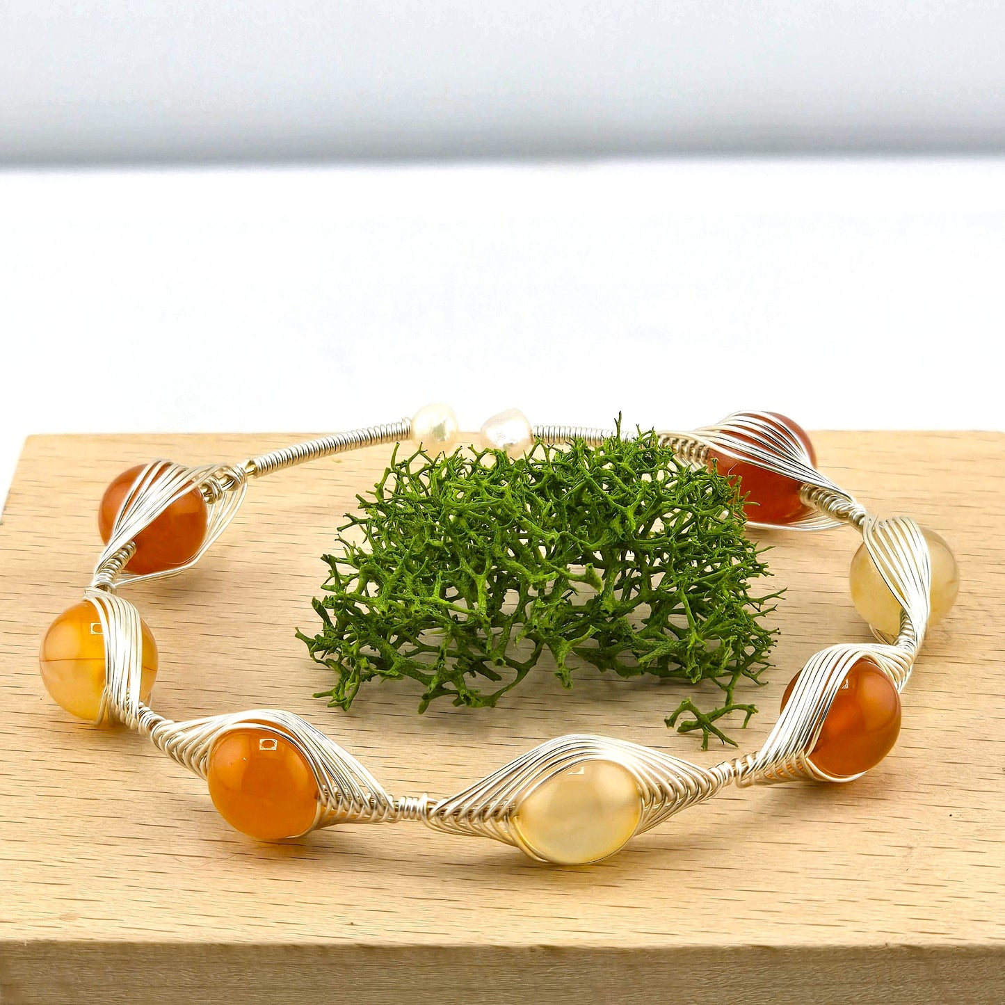 Charming Metal Yellow & Silver Tone Bracelets with Crystal Stones – Item BB