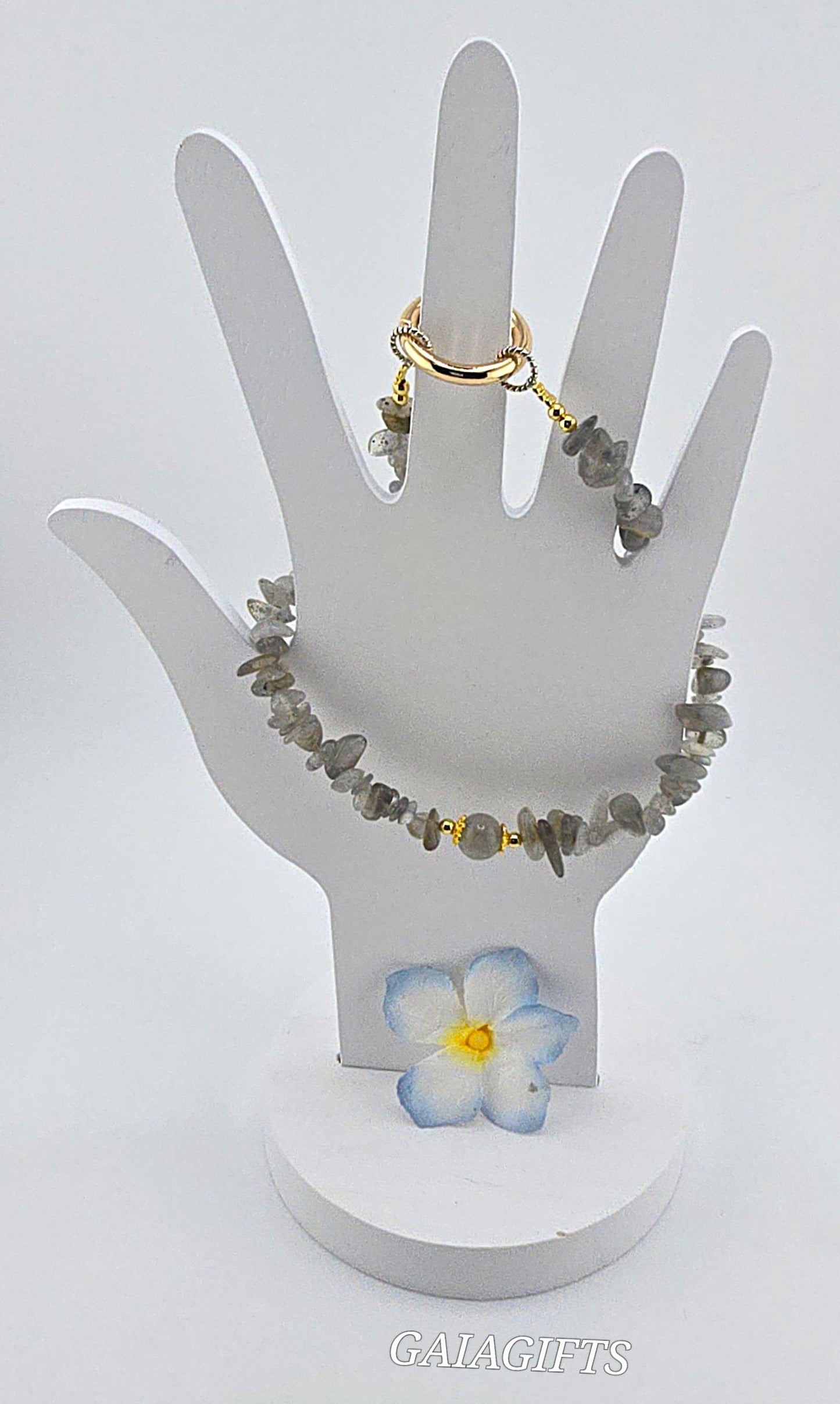 Illuminate Your MOBILE Experience with a Crystal-Embellished WRIST BRACLET- Item E