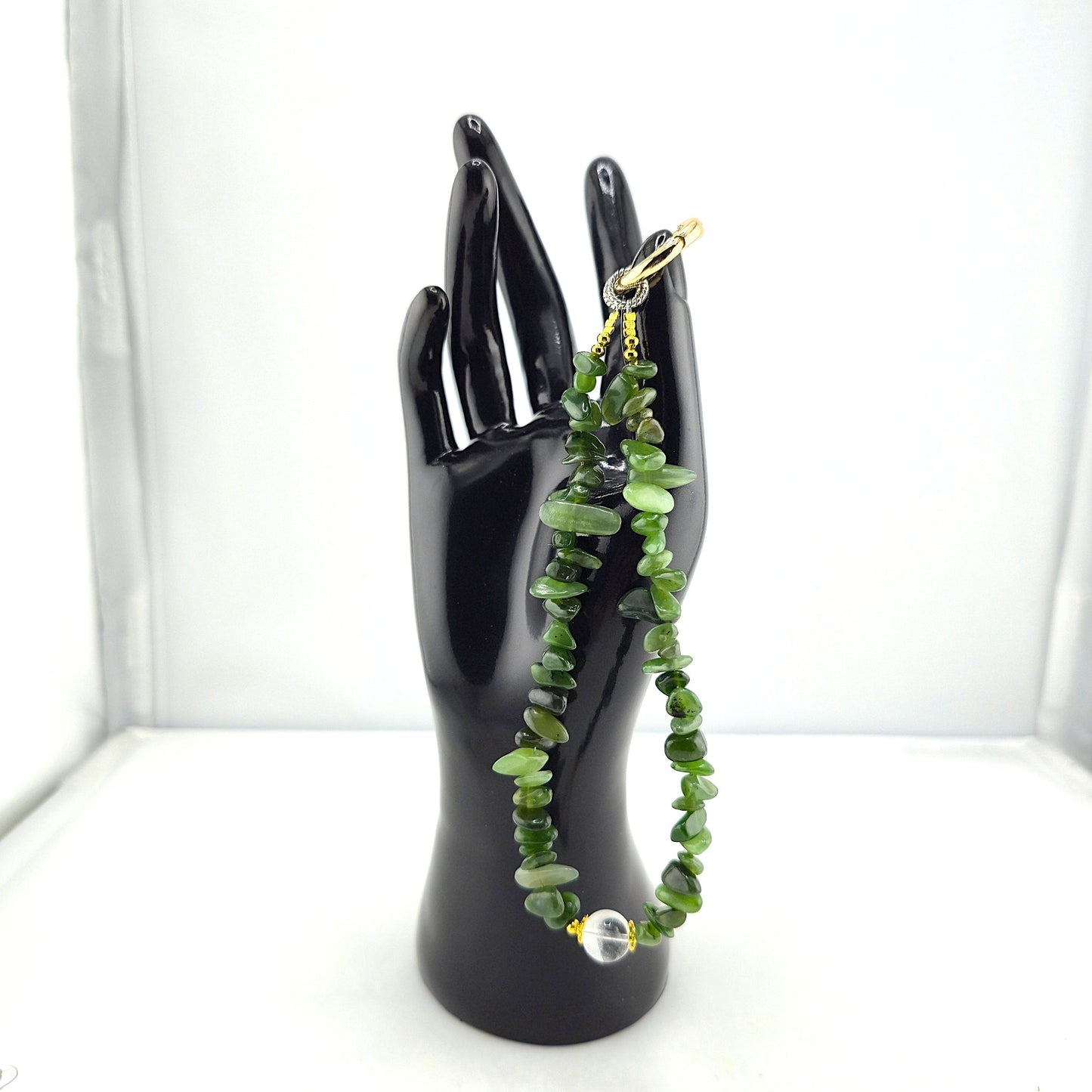 Illuminate Your MOBILE Experience with a Crystal-Embellished WRIST BRACLET- Item E