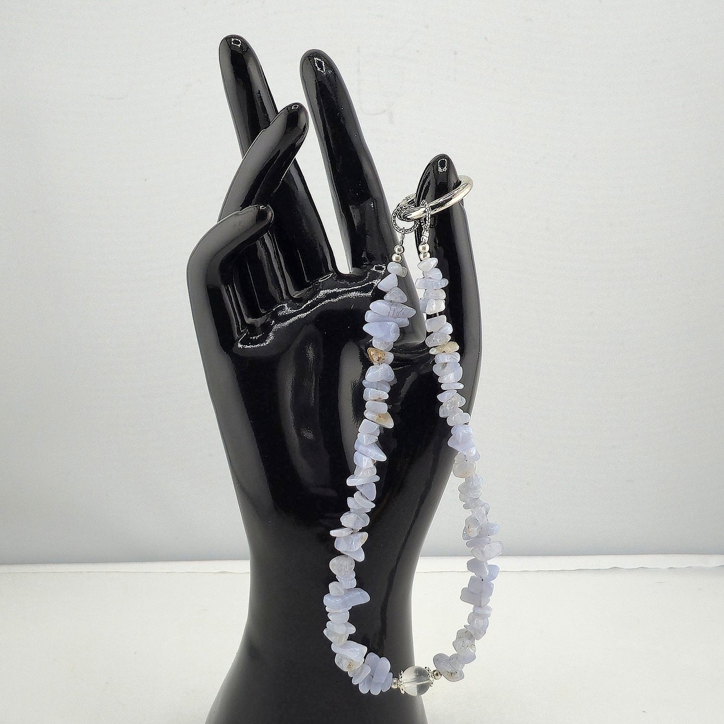 Illuminate Your MOBILE Experience with a Crystal-Embellished WRIST BRACLET- Item E