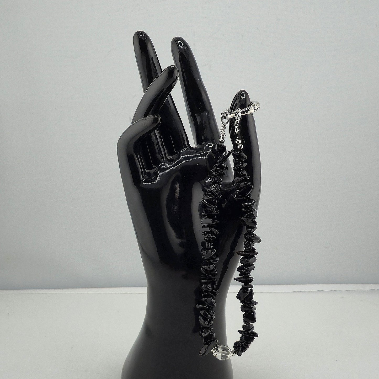 Illuminate Your MOBILE Experience with a Crystal-Embellished WRIST BRACLET- Item E