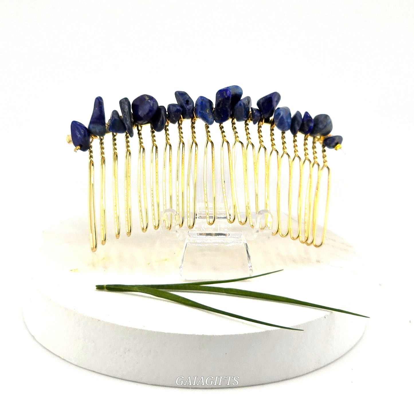 Heritage Crystal Chips Hair SIDE COMBS - Item J