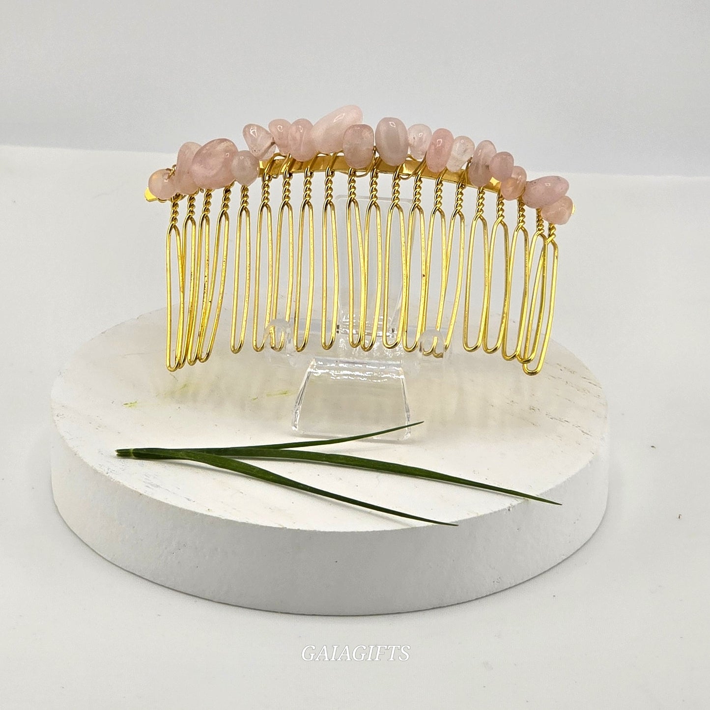 Heritage Crystal Chips Hair SIDE COMBS - Item J