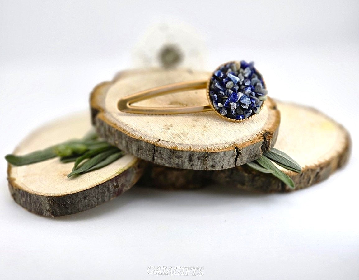 Highlight Your Hair’s Beauty with Crystal Chips Design on TOP|HAIR CLIPS - Item K
