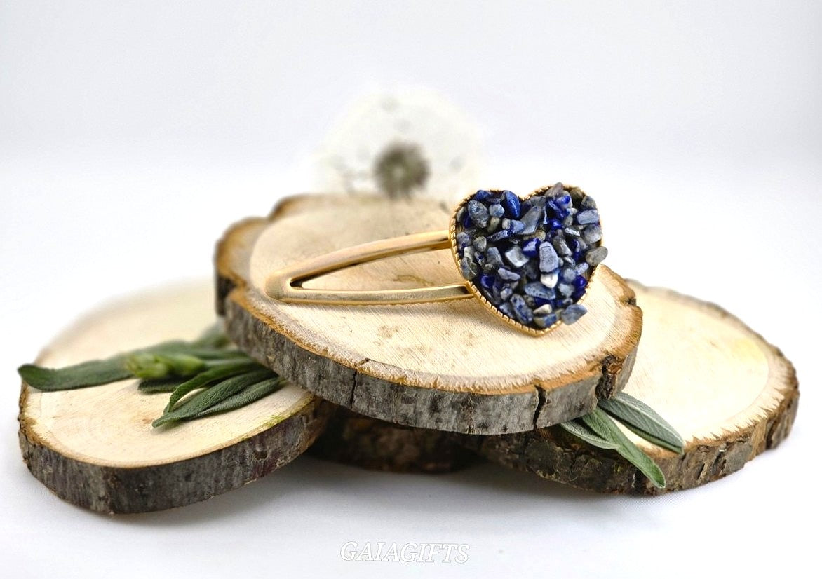 Highlight Your Hair’s Beauty with Crystal Chips Design on TOP|HAIR CLIPS - Item K