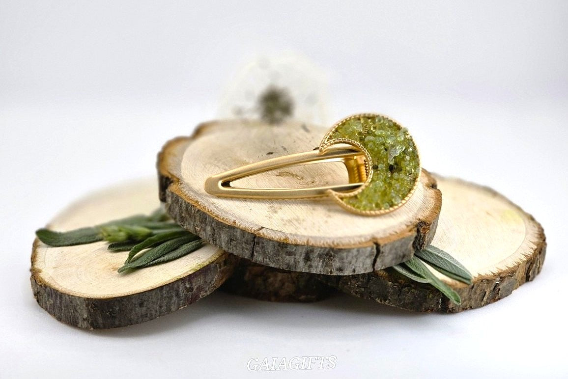 Highlight Your Hair’s Beauty with Crystal Chips Design on TOP|HAIR CLIPS - Item K