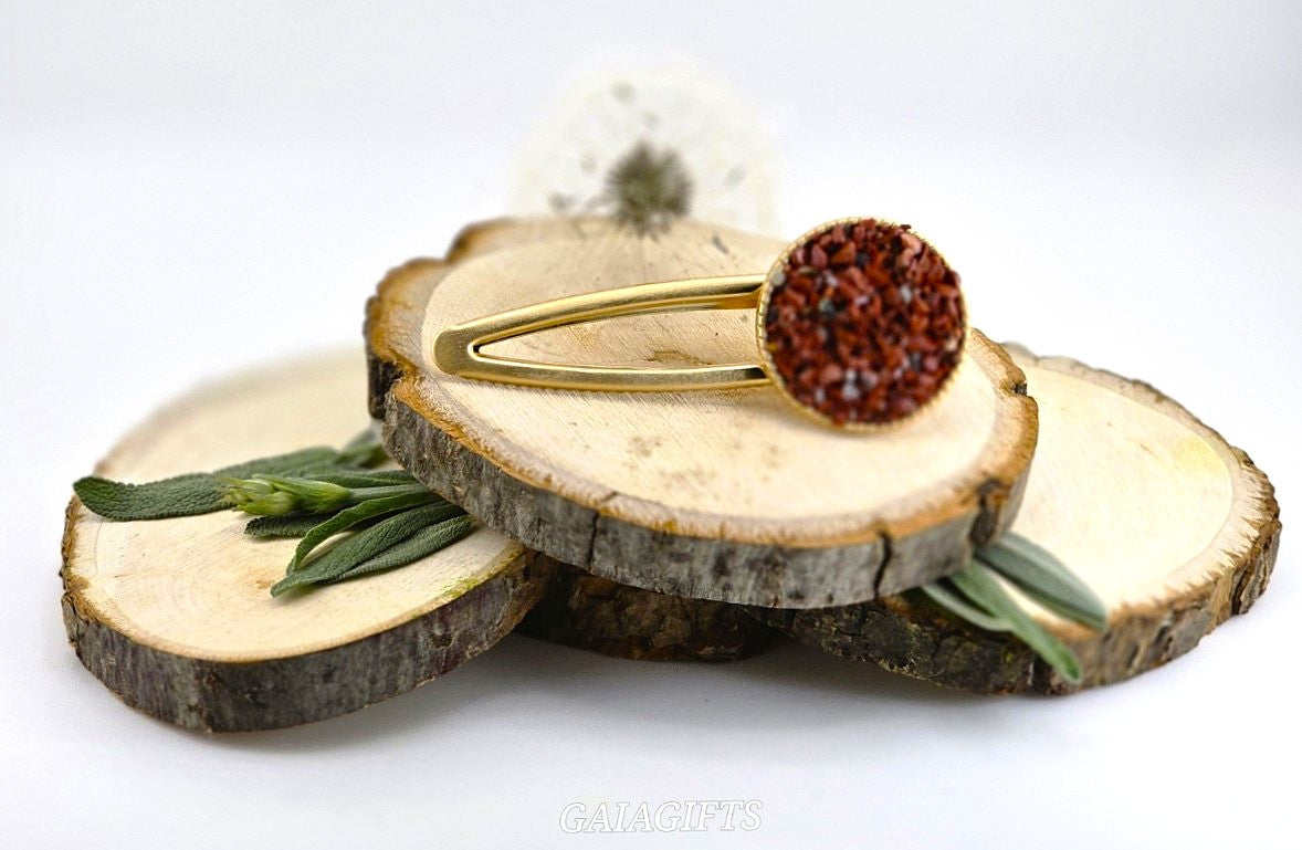 Highlight Your Hair’s Beauty with Crystal Chips Design on TOP|HAIR CLIPS - Item K