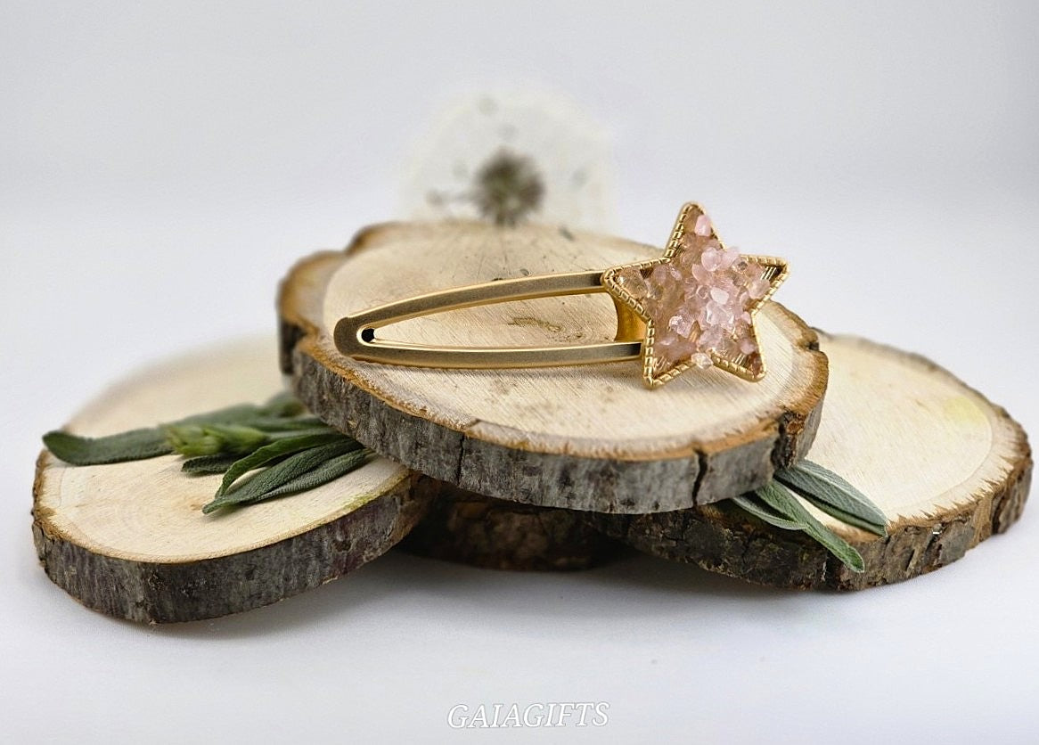 Highlight Your Hair’s Beauty with Crystal Chips Design on TOP|HAIR CLIPS - Item K