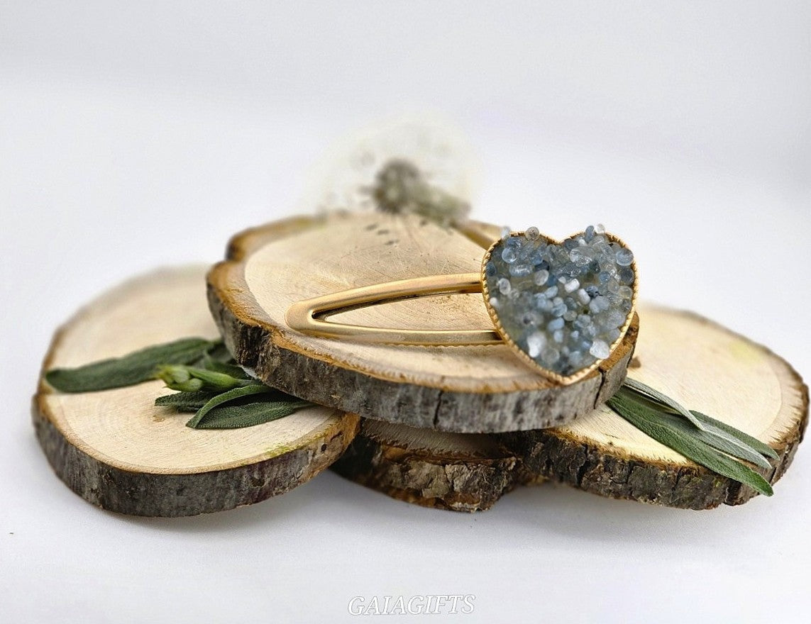 Highlight Your Hair’s Beauty with Crystal Chips Design on TOP|HAIR CLIPS - Item K
