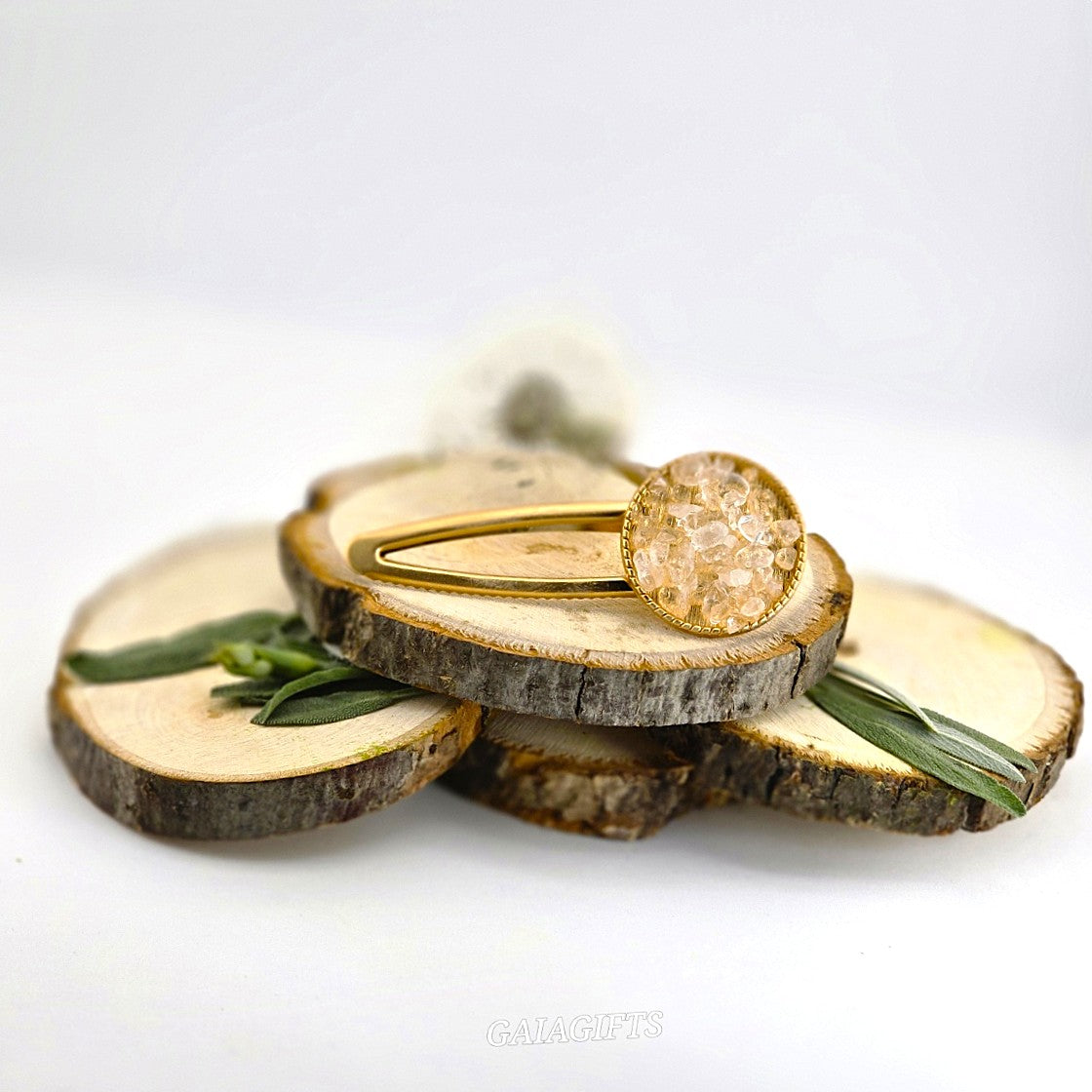 Highlight Your Hair’s Beauty with Crystal Chips Design on TOP|HAIR CLIPS - Item K