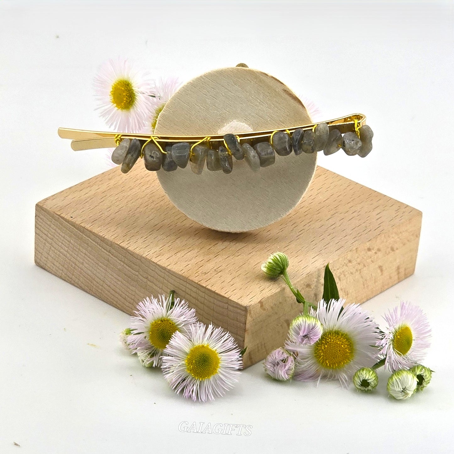 Harness the Elegance of Crystal Hair BOBBY PINS - Item L