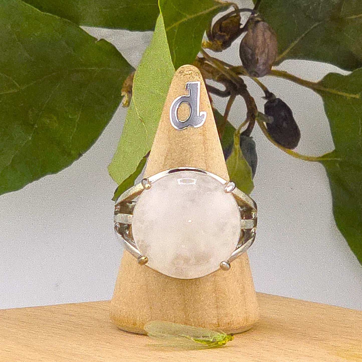 Effervescent (Part 1) -  Embedded Sterling Sliver 925 METAL RINGS with Crystal Stones – Item P