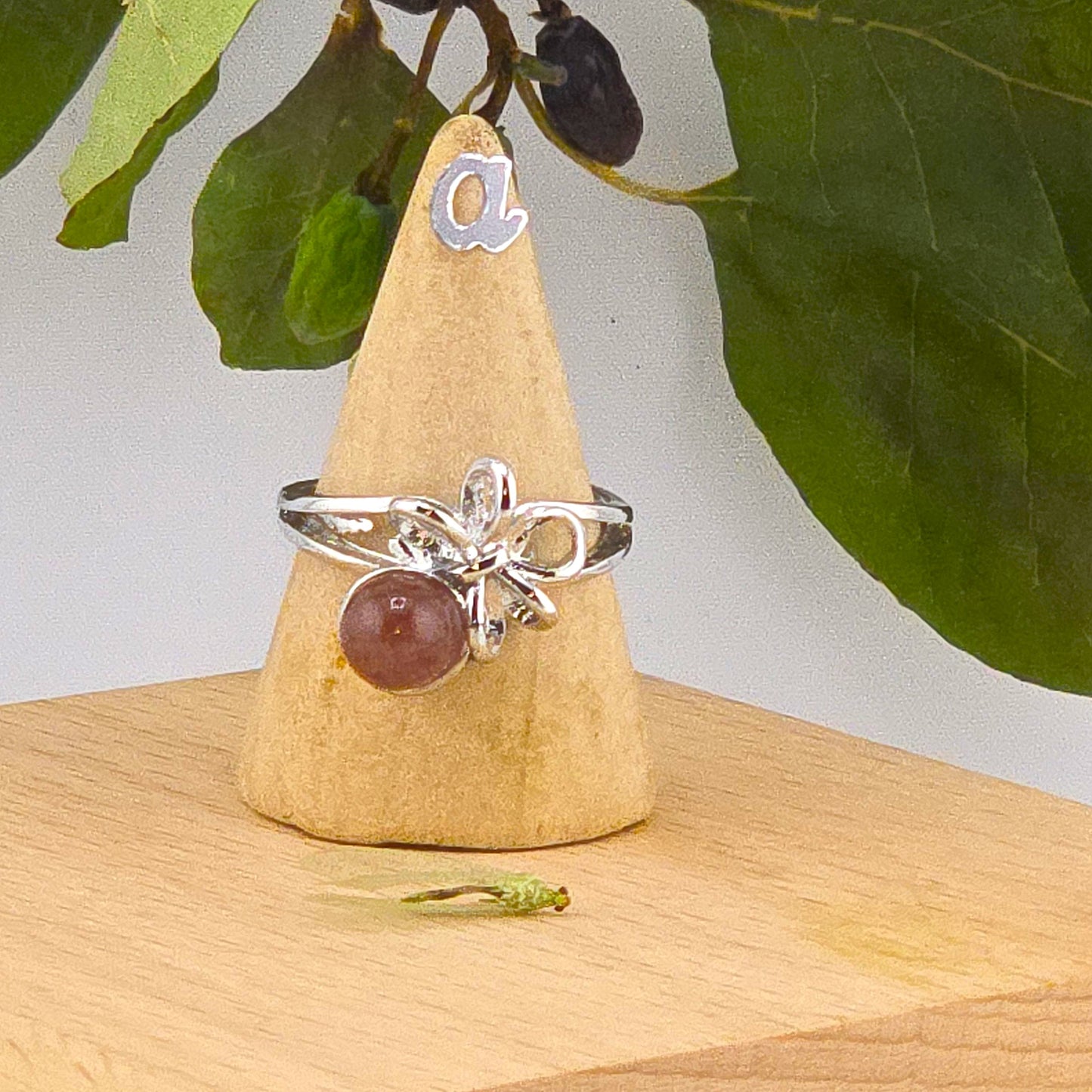 Effervescent (Part 3) - Embedded Sterling Sliver 925 METAL RINGS with Crystal Stones – Item P