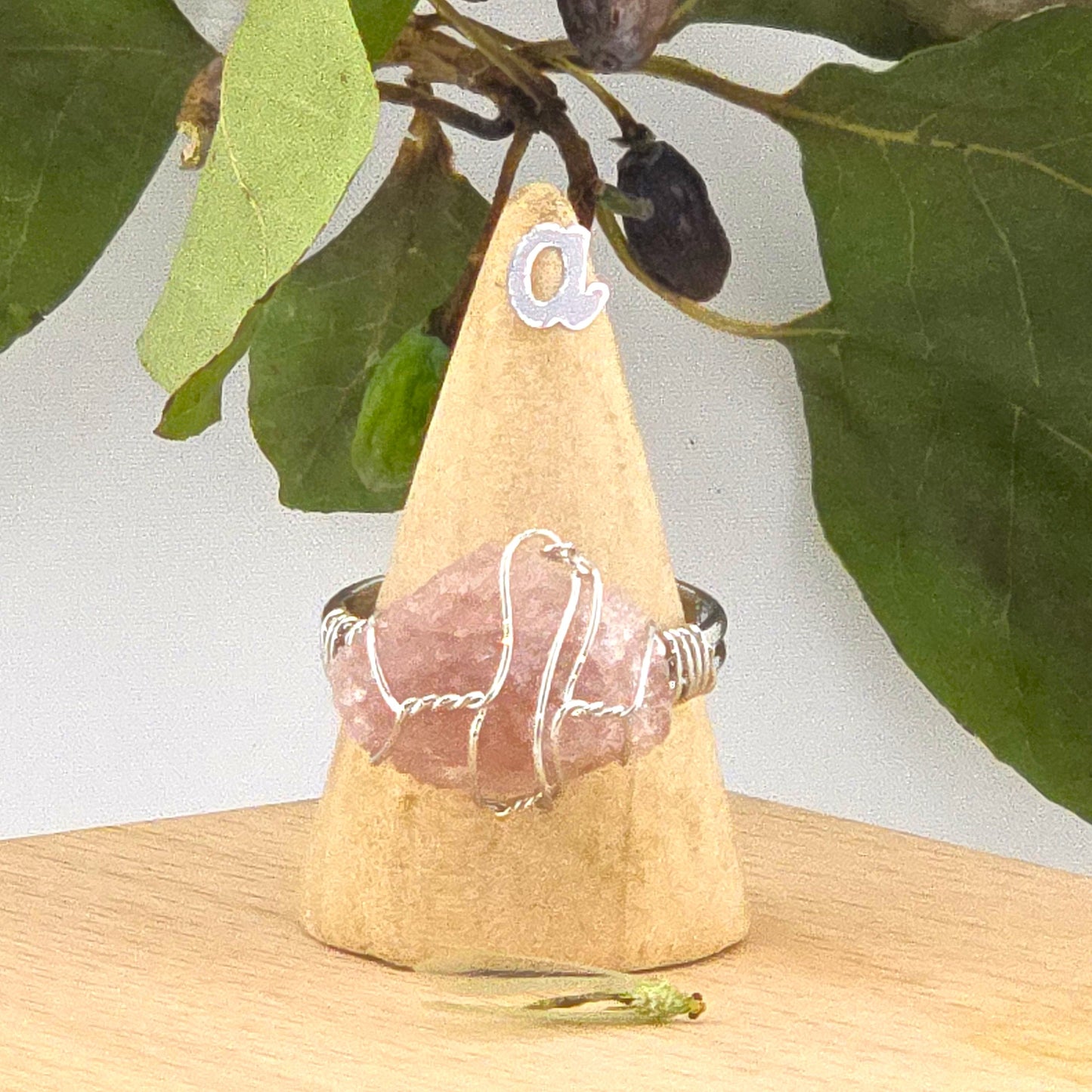 Effervescent (Part 3) - Embedded Sterling Sliver 925 METAL RINGS with Crystal Stones – Item P
