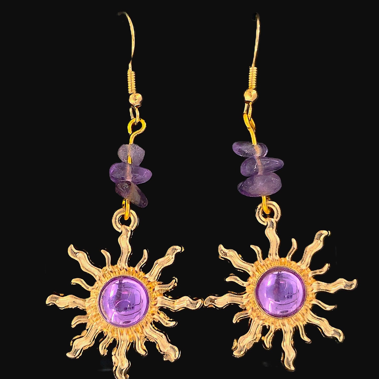 Unique – Fancy 925 Silver & Yellow METAL EARRINGS with Crystals Item U Part 1