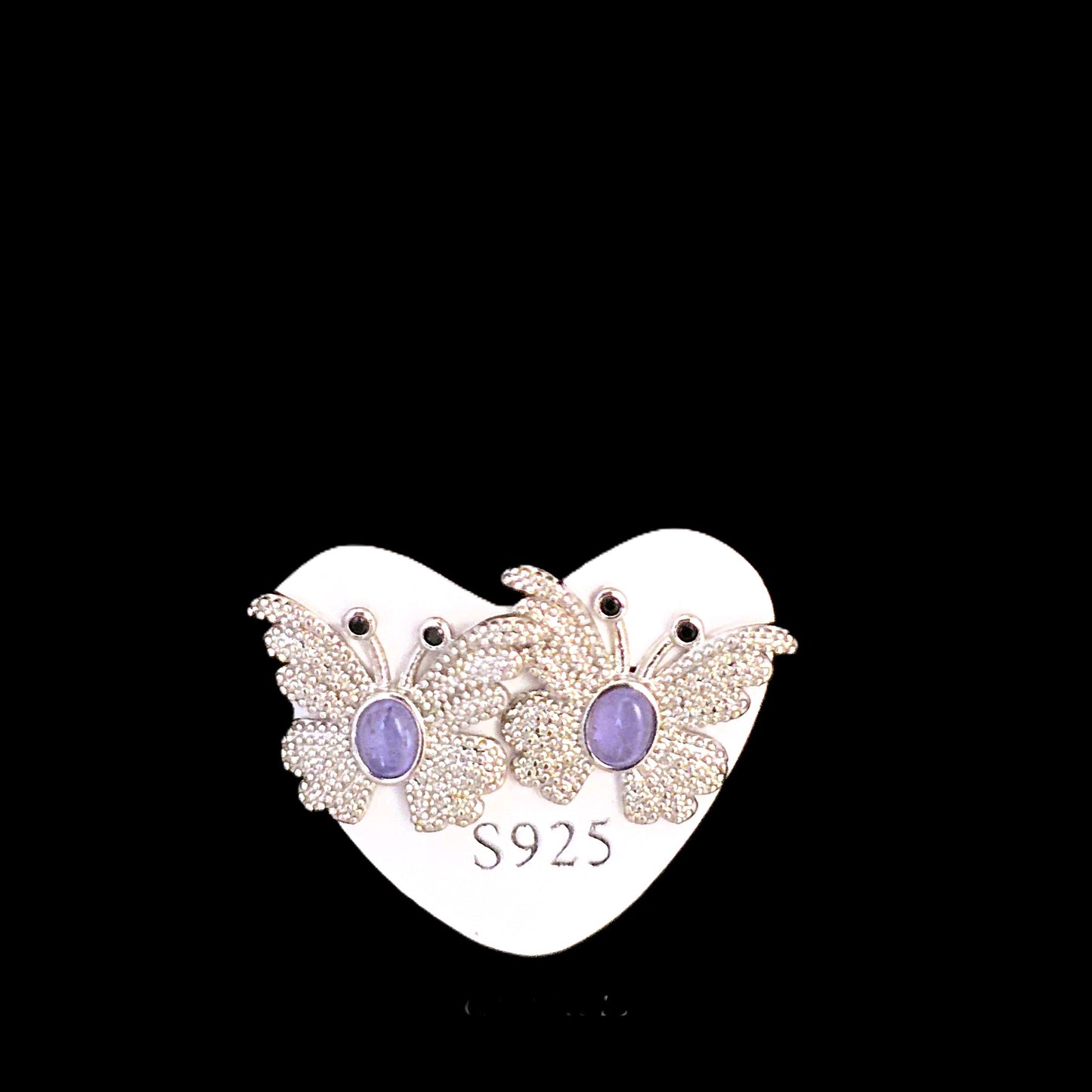 Unique – Fancy 925 Silver & Yellow METAL EARRINGS with Crystals - Item U Part 2