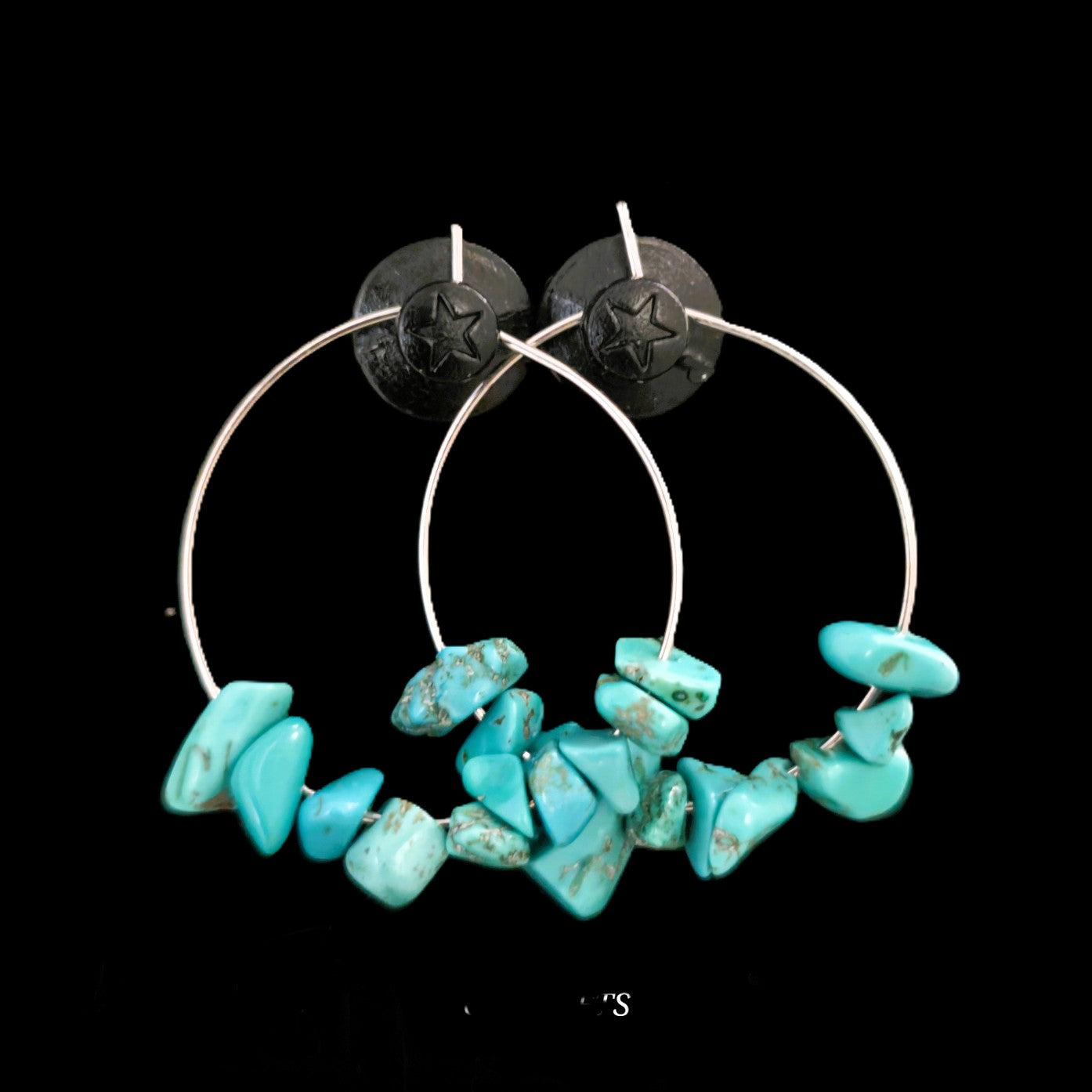 Unique – Fancy 925 Silver & Yellow METAL EARRINGS with Crystals - Item U Part 2