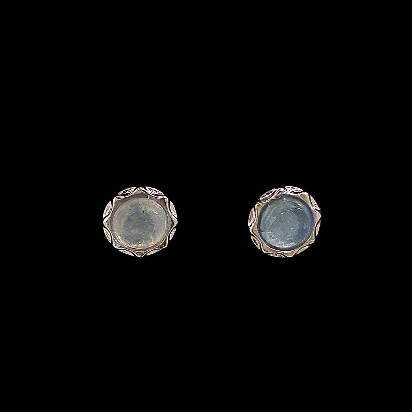 Unique – Fancy 925 Silver & Yellow METAL EARRINGS with Crystals Item U Part 1