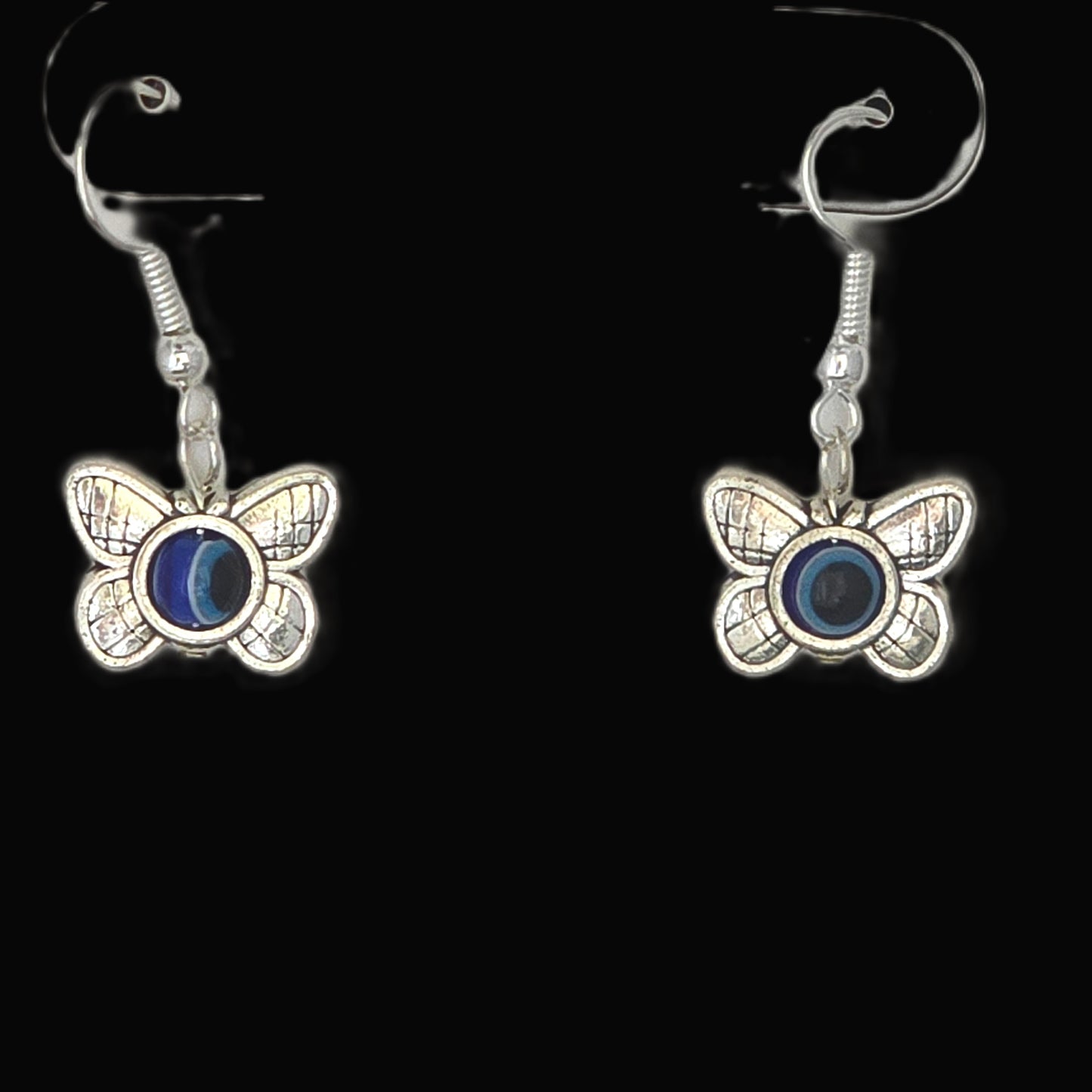 Unique – Fancy 925 Silver & Yellow METAL EARRINGS with Crystals Item U Part 1