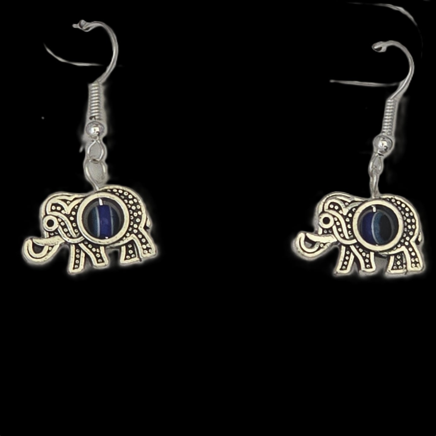 Unique – Fancy 925 Silver & Yellow METAL EARRINGS with Crystals Item U Part 1