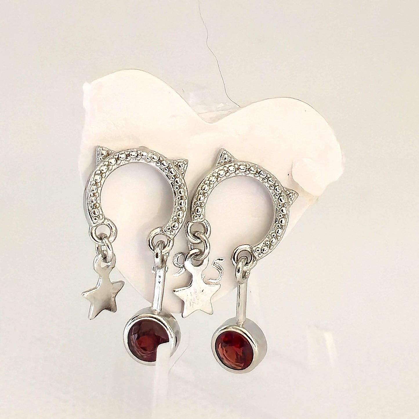 Unique – Fancy 925 Silver & Yellow METAL EARRINGS with Crystals Item U Part 1