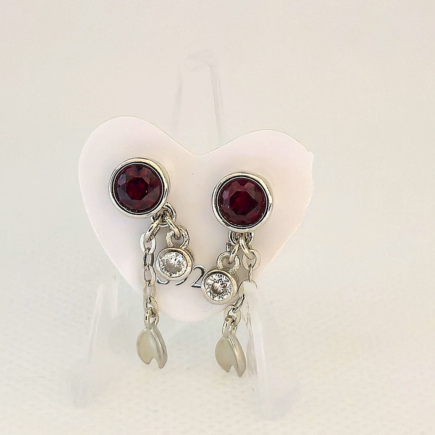 Unique – Fancy 925 Silver & Yellow METAL EARRINGS with Crystals Item U Part 1