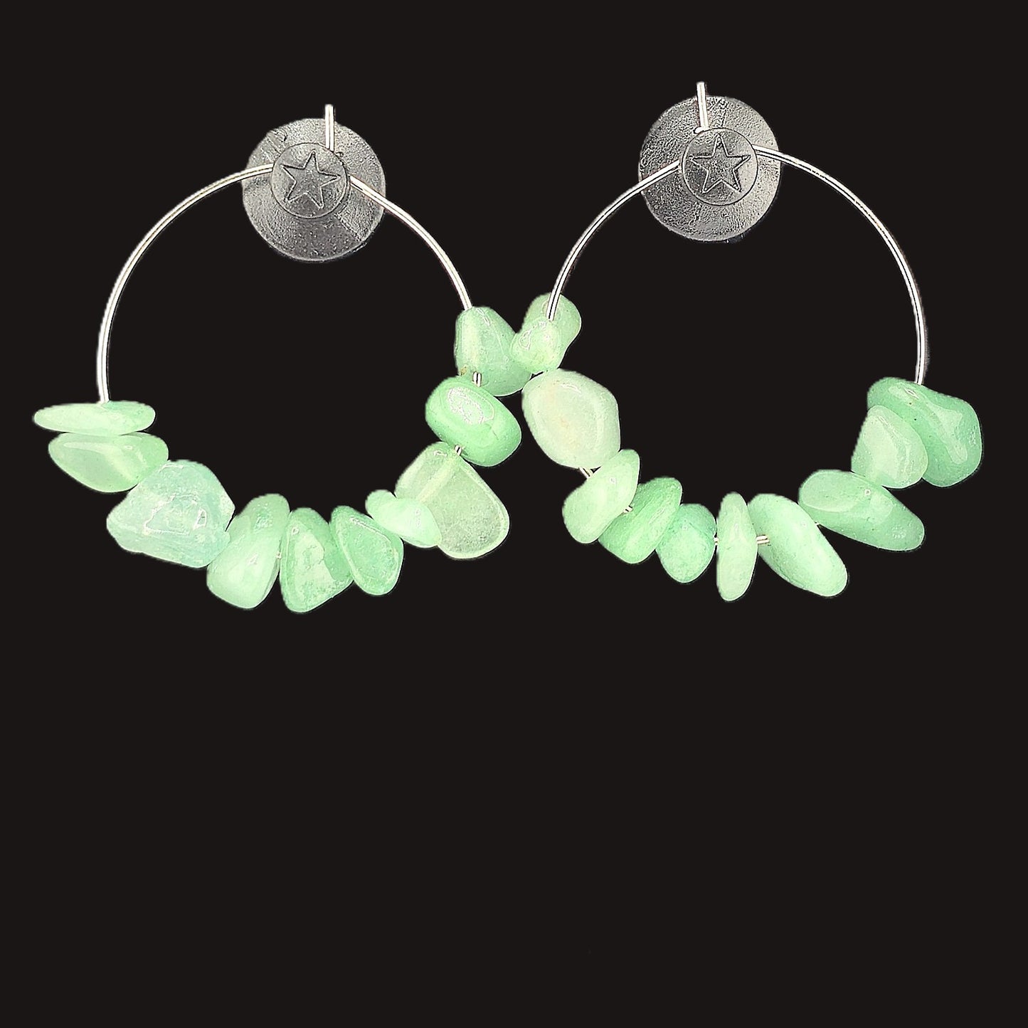 Unique – Fancy 925 Silver & Yellow METAL EARRINGS with Crystals Item U Part 1