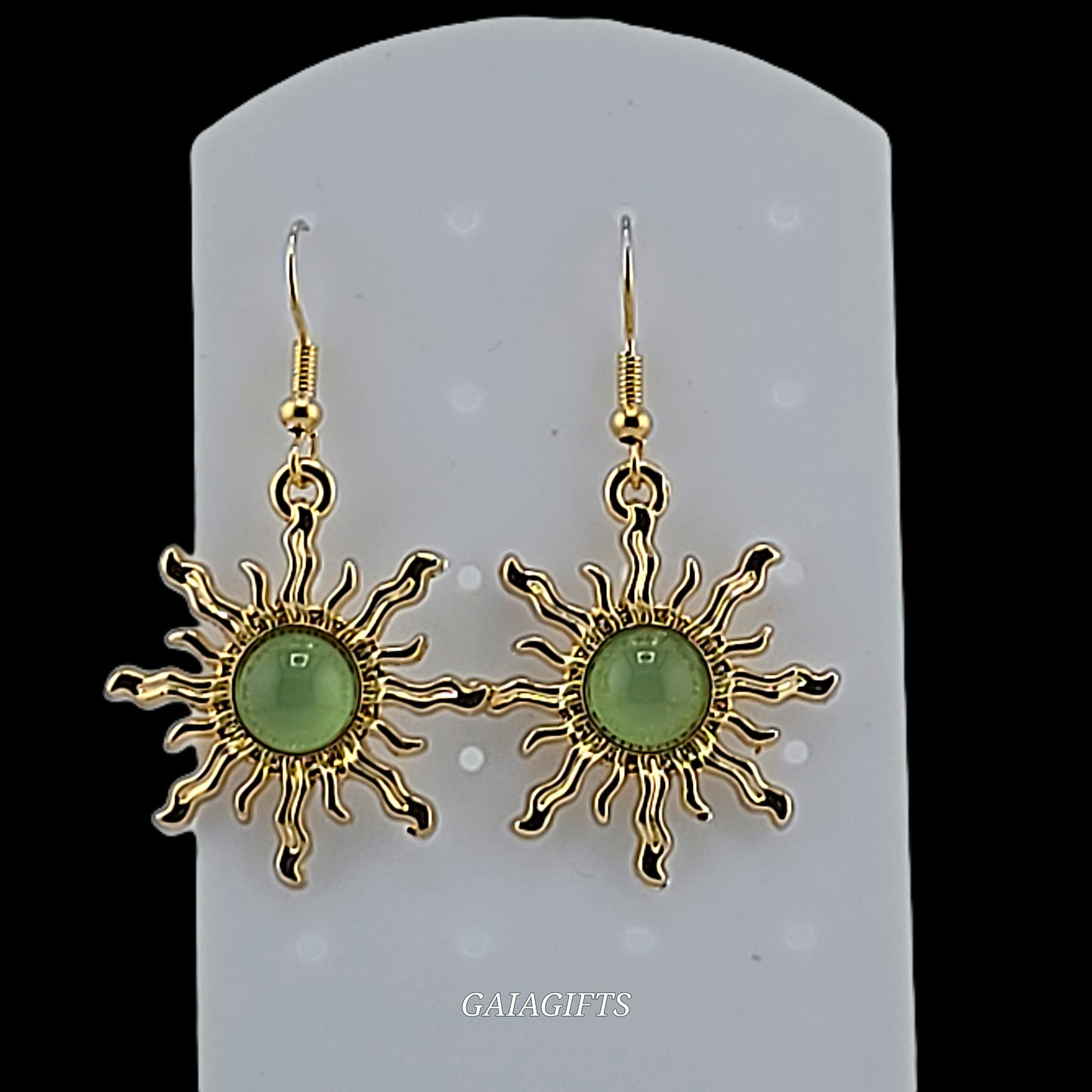 Unique – Fancy 925 Silver & Yellow METAL EARRINGS with Crystals Item U Part 1