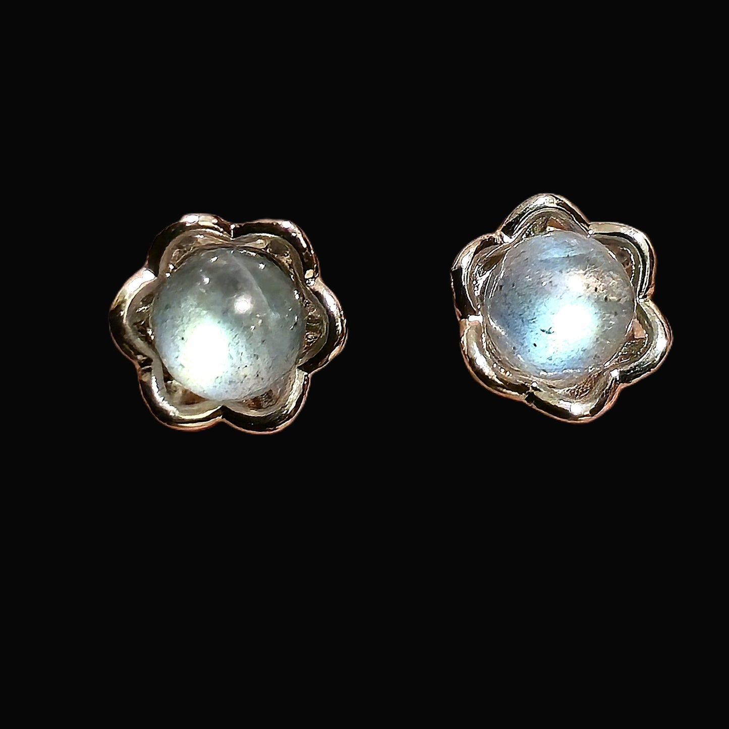 Unique – Fancy 925 Silver & Yellow METAL EARRINGS with Crystals Item U Part 1