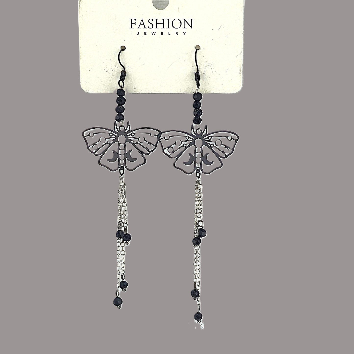 Unique – Fancy 925 Silver & Yellow METAL EARRINGS with Crystals - Item U Part 2