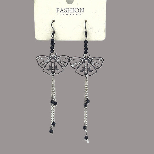 Unique – Fancy 925 Silver & Yellow METAL EARRINGS with Crystals - Item U Part 2