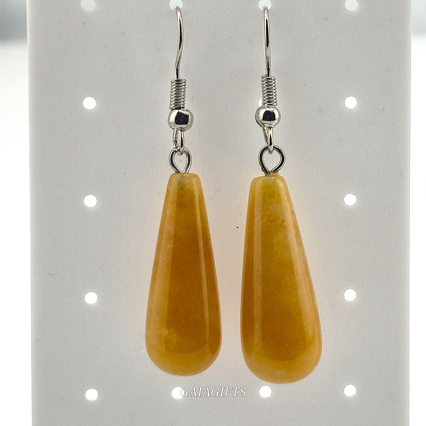 Unique – Fancy 925 Silver & Yellow METAL EARRINGS with Crystals - Item U Part 2