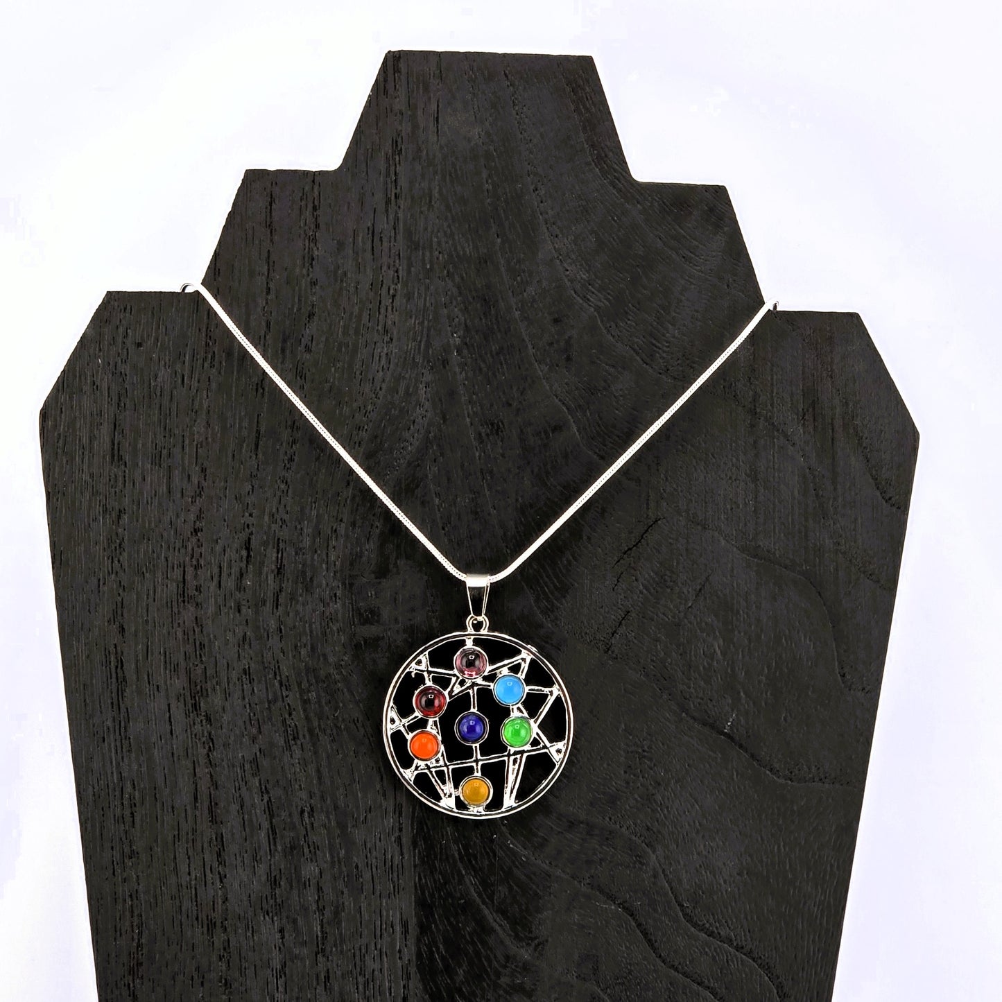 Glimmering PART 1 - Crystal NECKLACE & PENDANT (Silver / Yellow Metal) – Item AZ