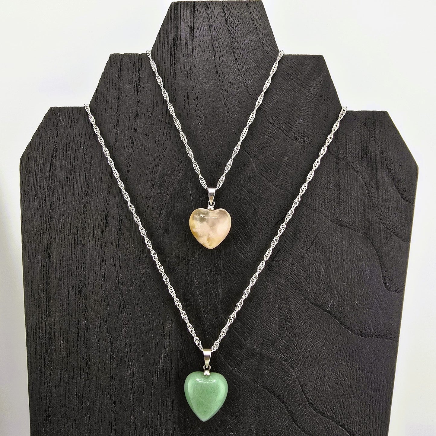 Glimmering PART 1 - Crystal NECKLACE & PENDANT (Silver / Yellow Metal) – Item AZ