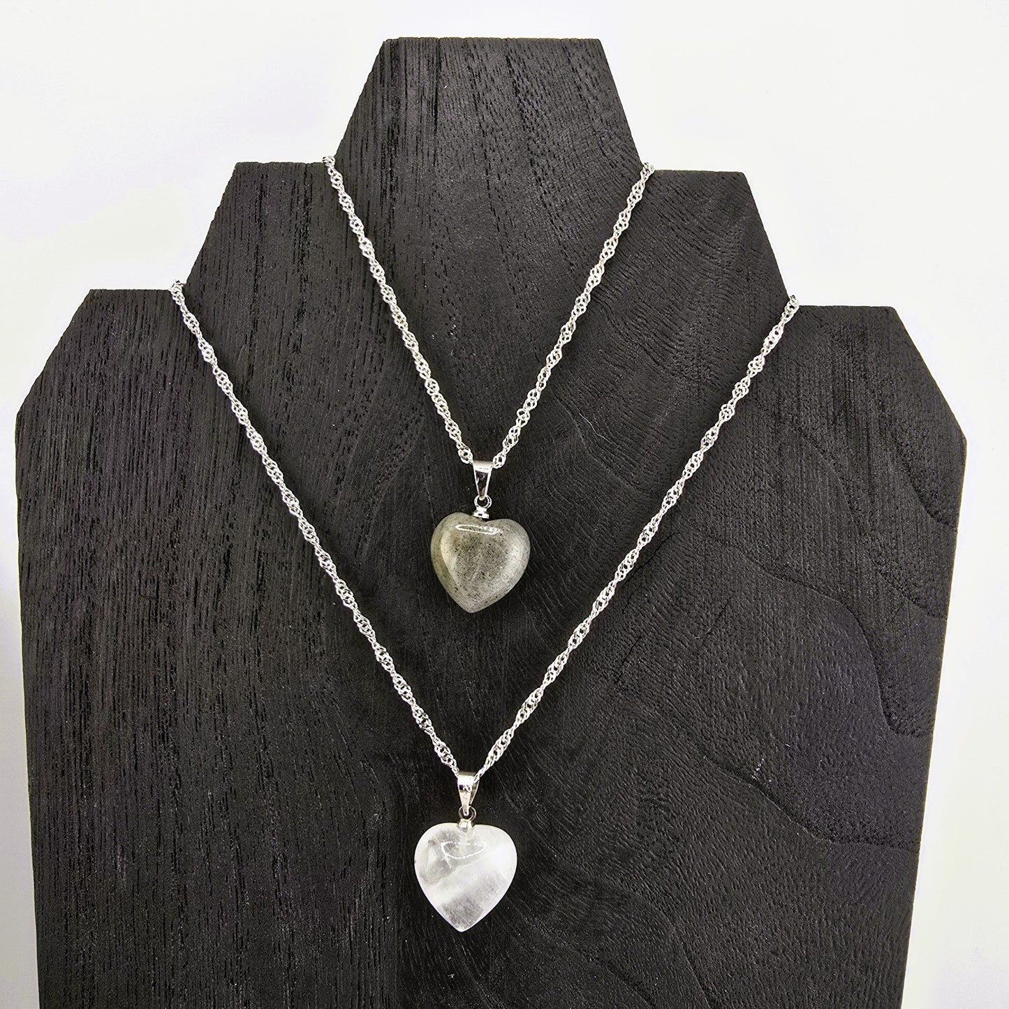 Glimmering PART 1 - Crystal NECKLACE & PENDANT (Silver / Yellow Metal) – Item AZ