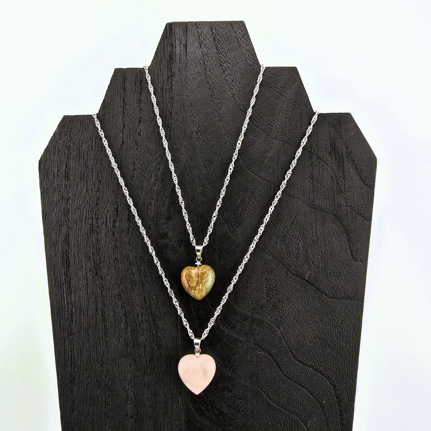 Glimmering PART 1 - Crystal NECKLACE & PENDANT (Silver / Yellow Metal) – Item AZ