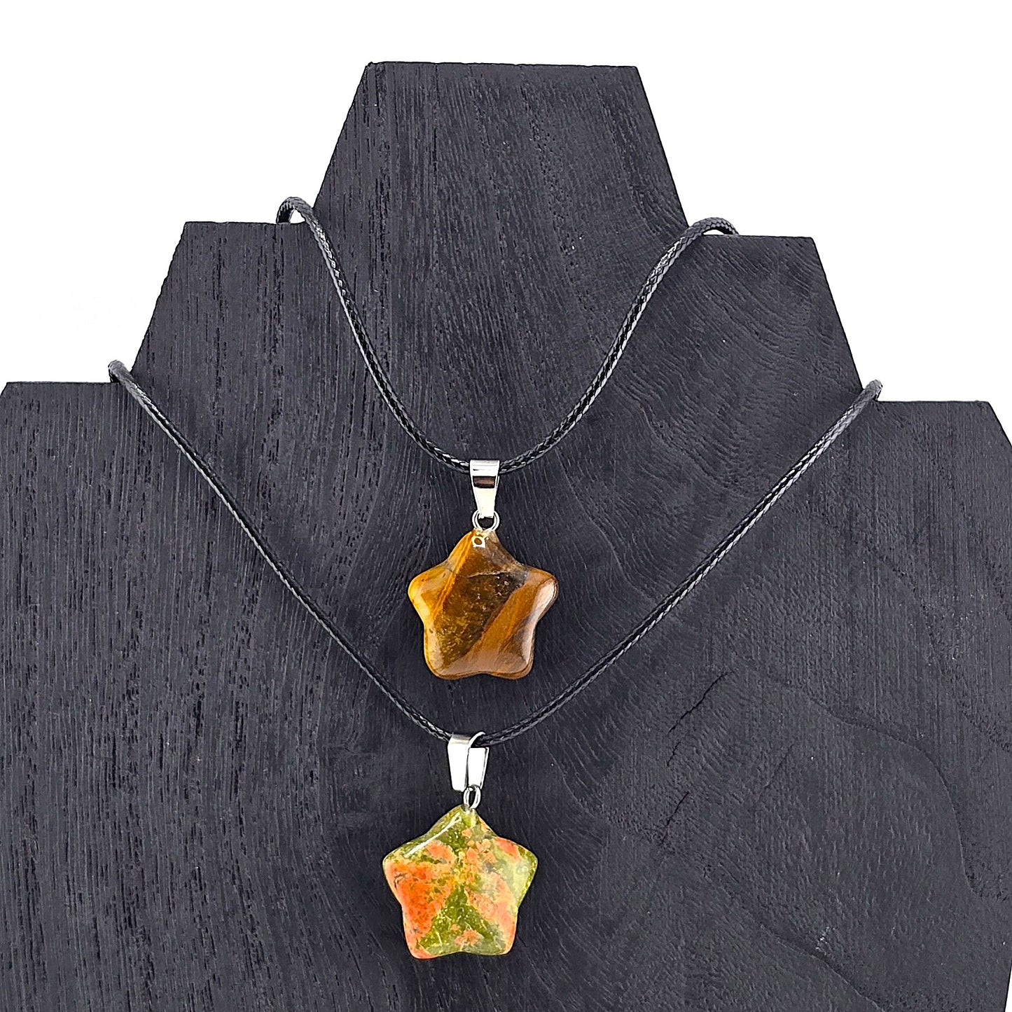 Glimmering PART 1 - Crystal NECKLACE & PENDANT (Silver / Yellow Metal) – Item AZ