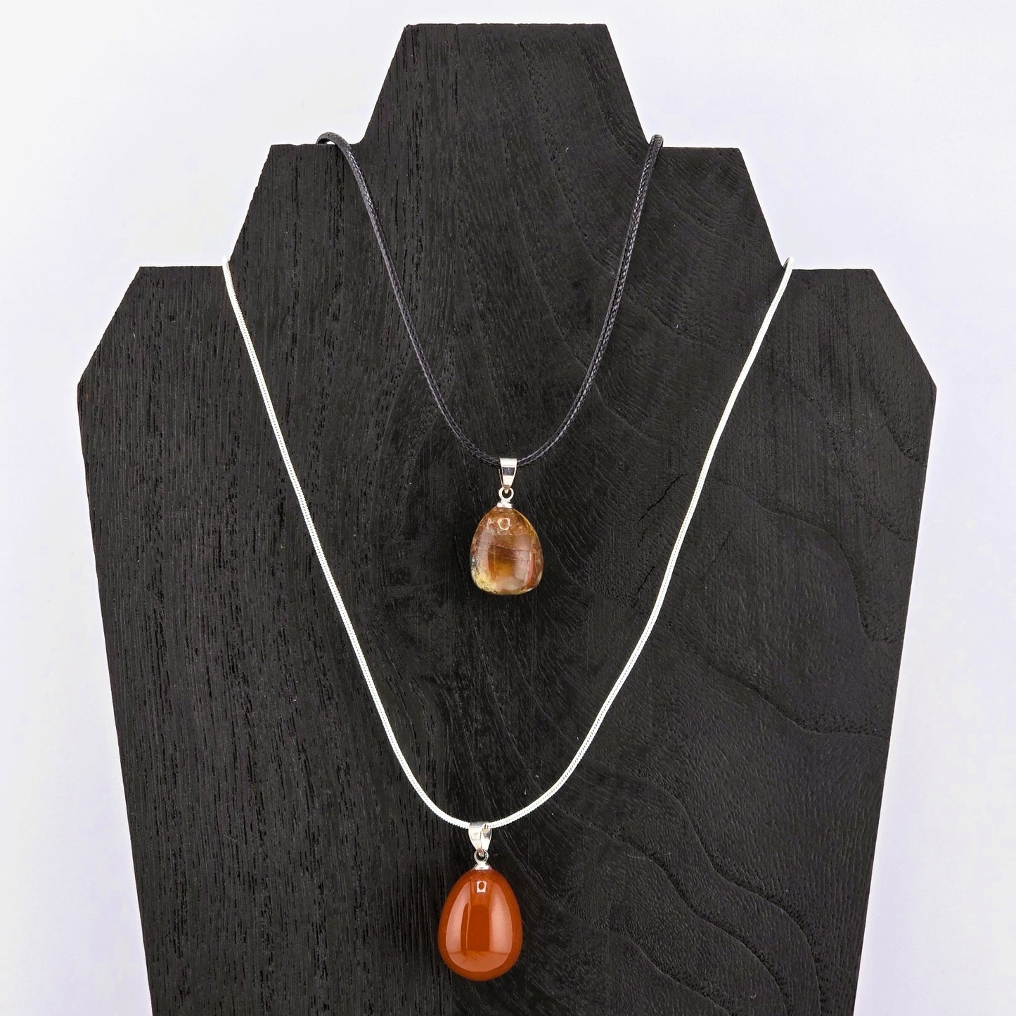 Glimmering PART 1 - Crystal NECKLACE & PENDANT (Silver / Yellow Metal) – Item AZ
