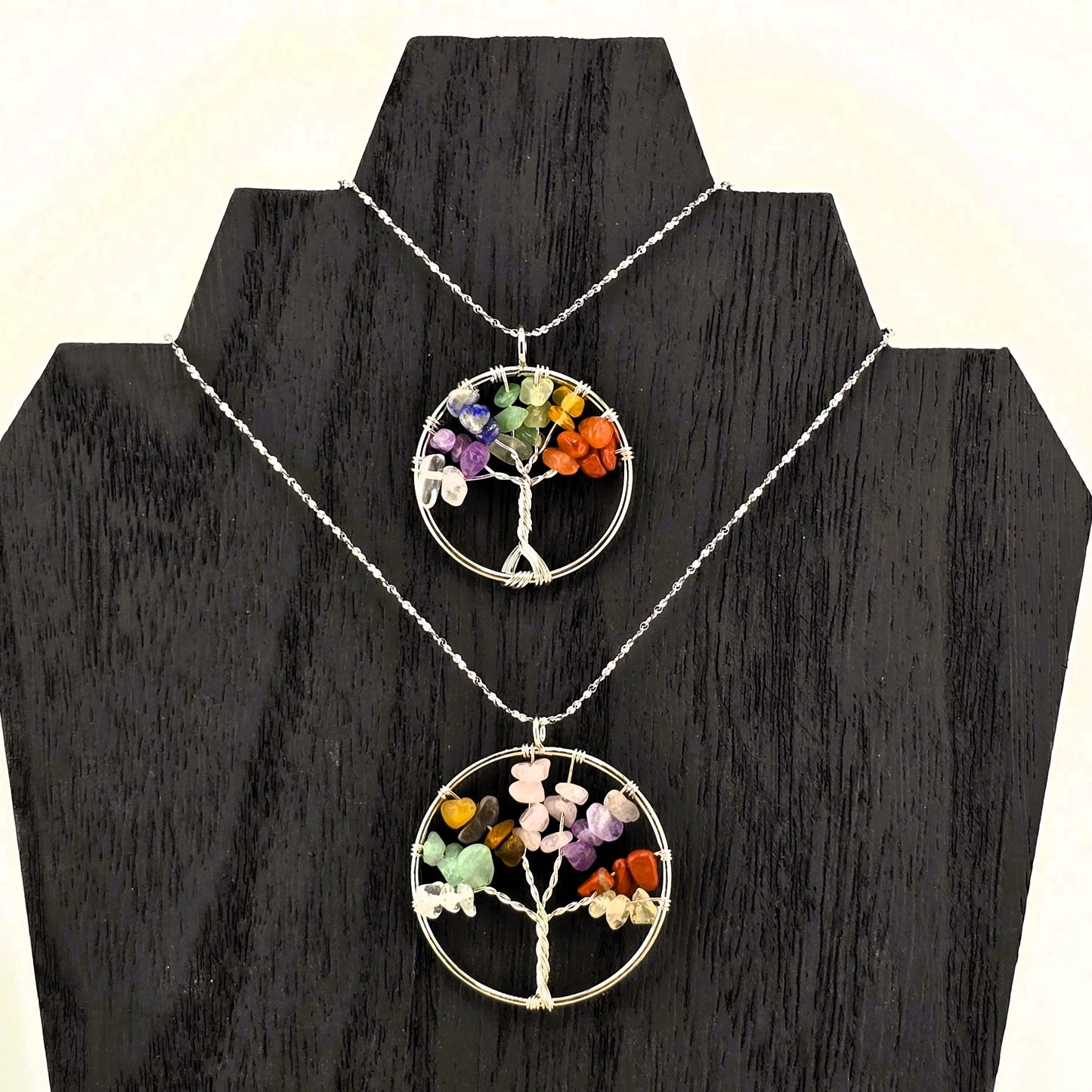Glimmering PART 1 - Crystal NECKLACE & PENDANT (Silver / Yellow Metal) – Item AZ