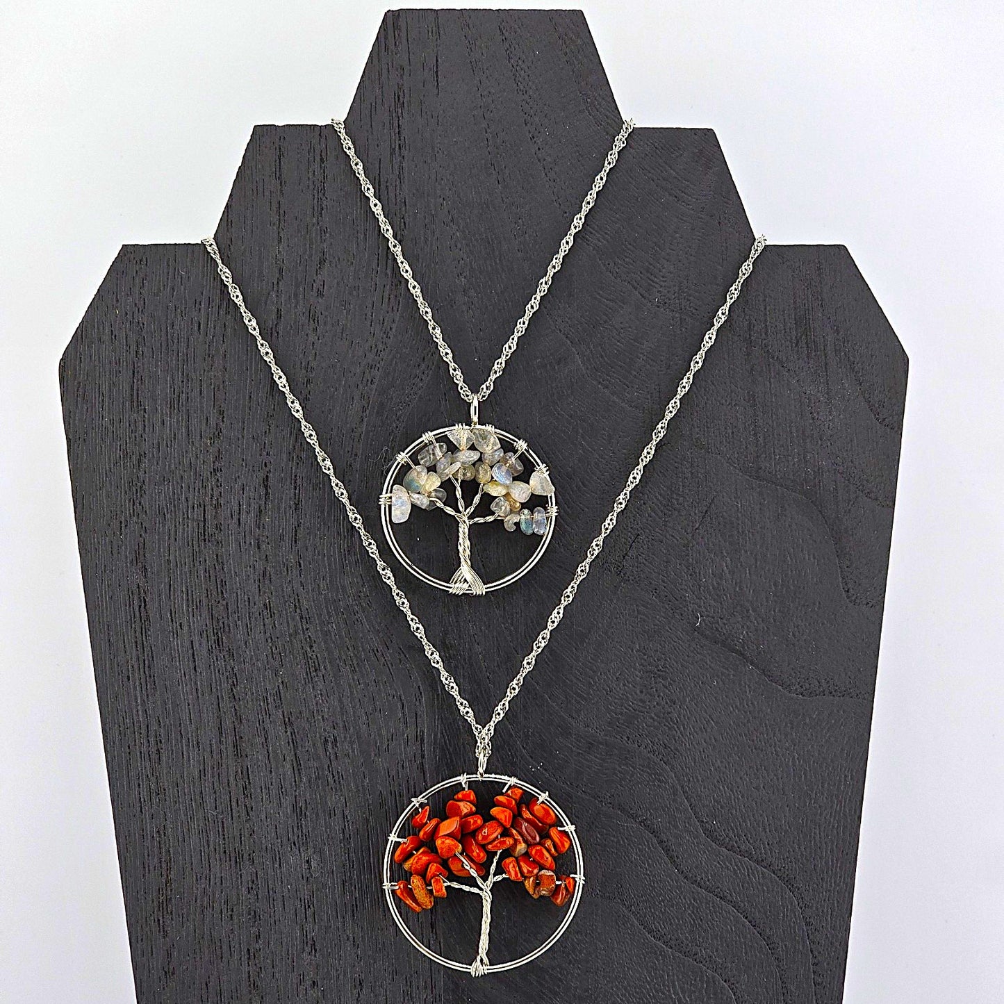 Glimmering PART 1 - Crystal NECKLACE & PENDANT (Silver / Yellow Metal) – Item AZ