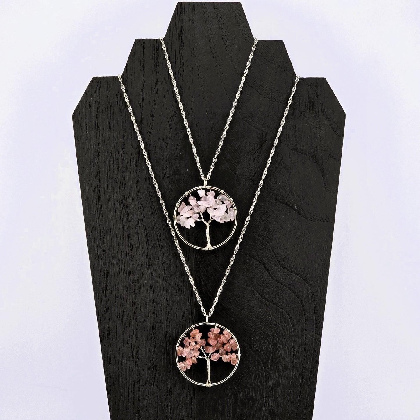 Glimmering PART 1 - Crystal NECKLACE & PENDANT (Silver / Yellow Metal) – Item AZ